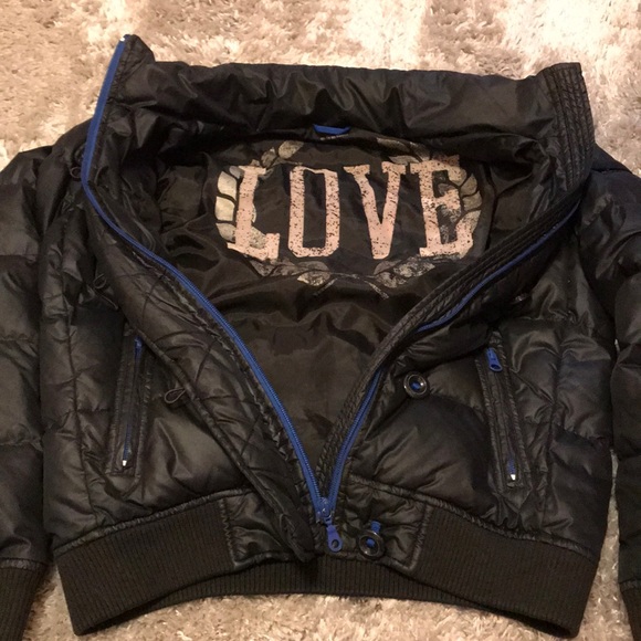 Black winter jacket - Picture 3 of 4